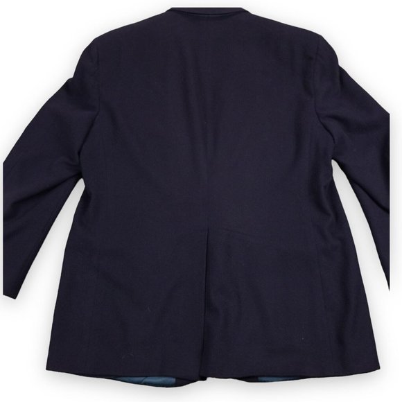 Payne Stewart  100% Cashmere Blazer Mens 46 - 47 inch chest Navy Blue two button - Picture 3 of 15